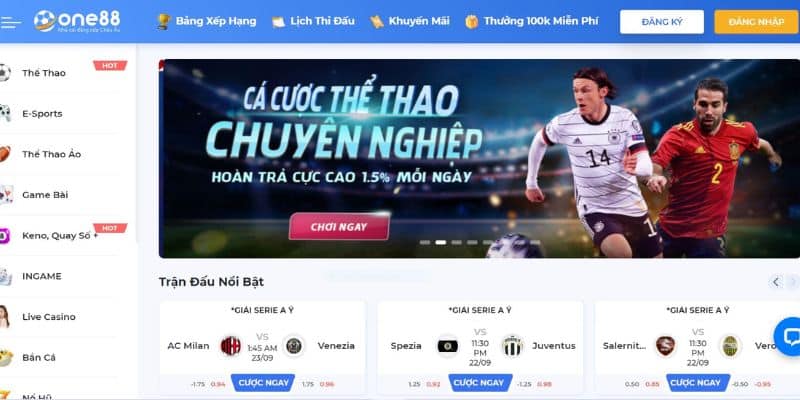 One88 là một trong những thương hiệu tiên phong trên thị trường cá cược trực tuyến